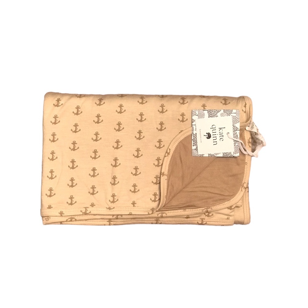 🆕 Kate Quinn Bamboo Vintage Anchors Double Swaddle